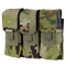 The Condor Triple M4 Mag Pouch in Scorpion OCP securely holds three rifle magazines side by side with flap covers and hook-and-loop closures—ideal for law enforcement and first responders.